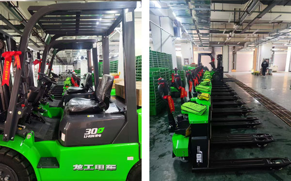 平凉恭喜力盖工程机械：成功新交付几批龙工叉车